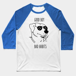 good boy bad habits 2 Baseball T-Shirt